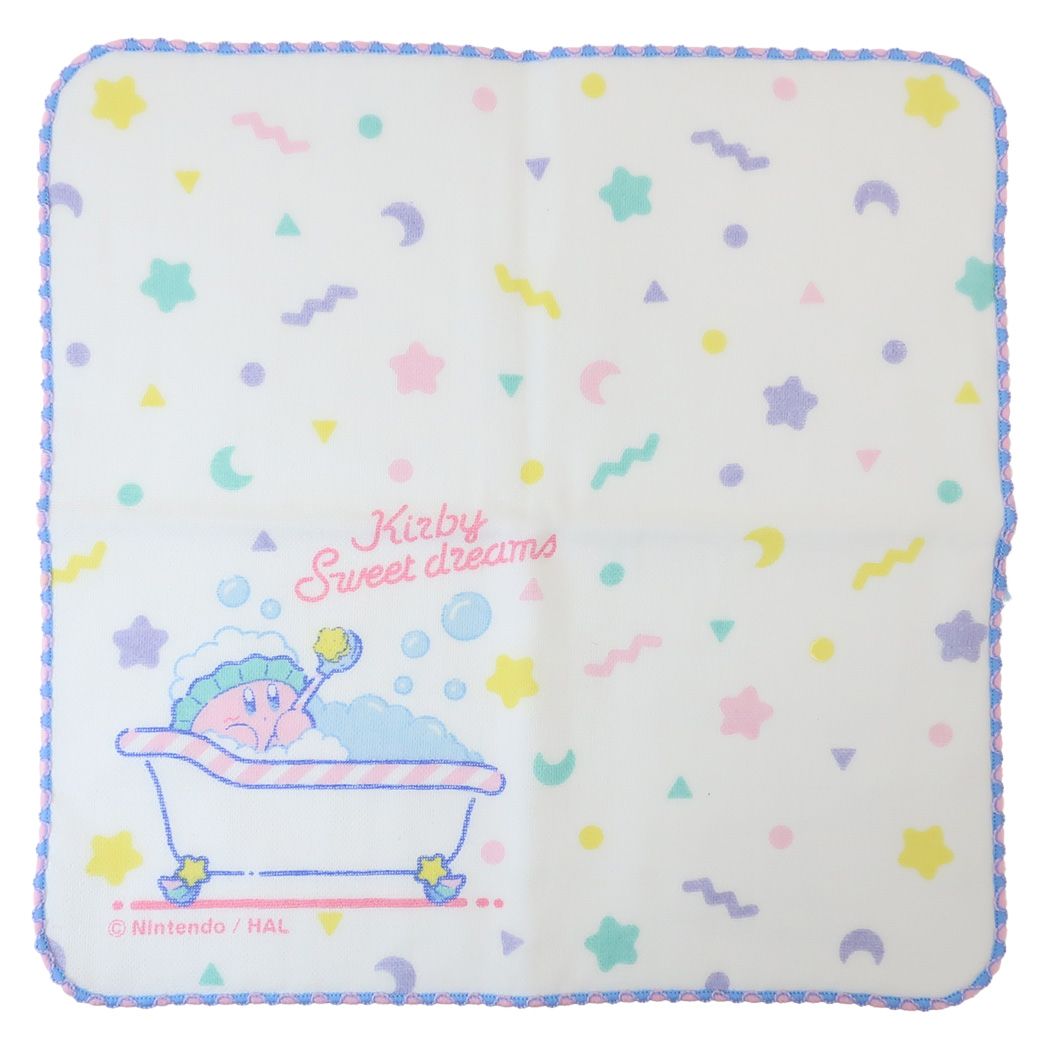 星のカービィ ガーゼハンカチ ミニタオル カービィ スイートドリームス キャラクター