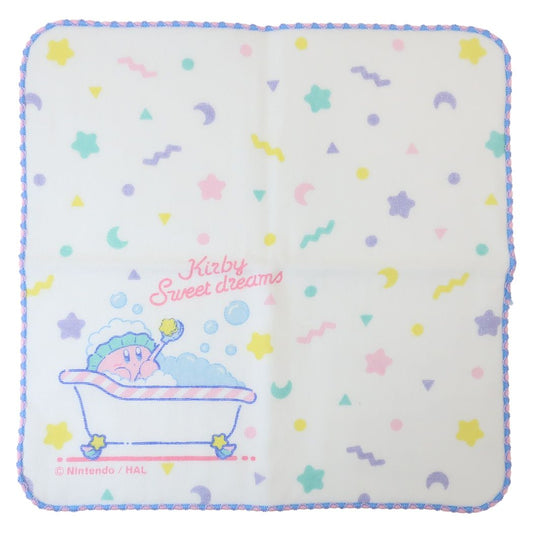 星のカービィ ガーゼハンカチ ミニタオル カービィ スイートドリームス キャラクター