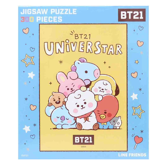 BT21 インテリア雑貨 LINE FRIENDS ジグソーパズル 300ピース キャラクター BABY Sketch 300-1923 プ