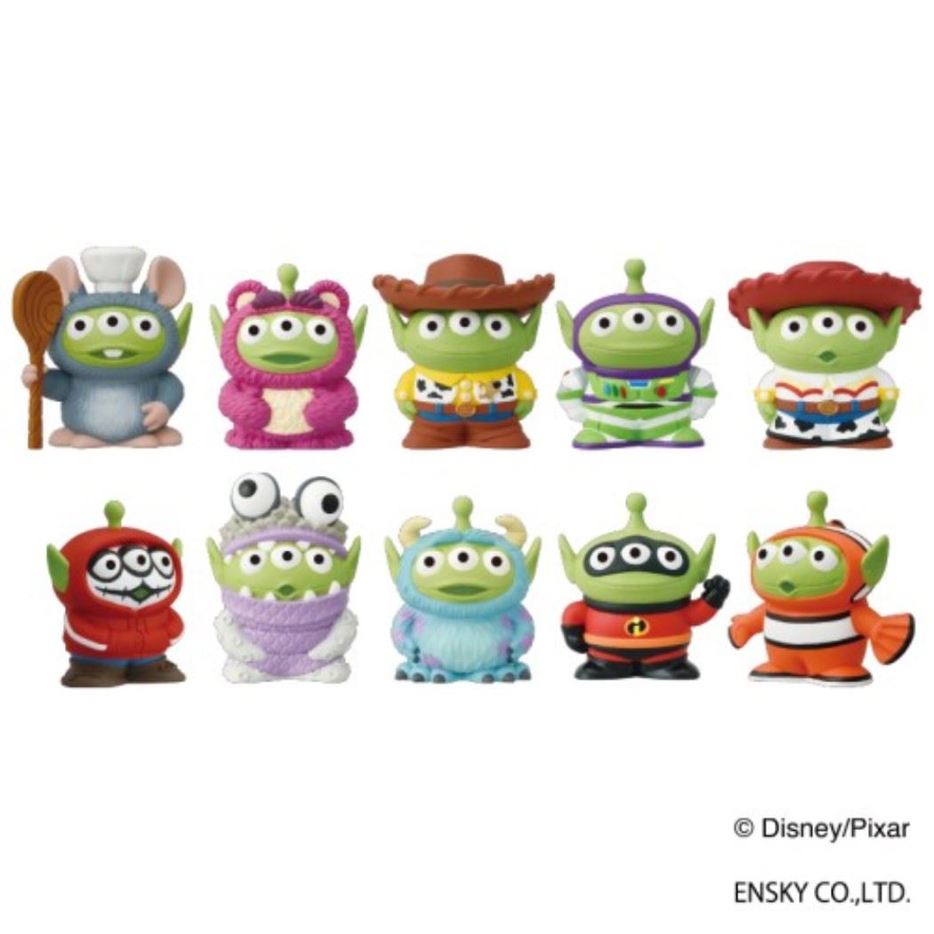 トイストーリー ディズニー キャラクター ミニフィギュア ソフビパペットマスコットコレクション エイリアンリミックス エンスカイ プレゼント