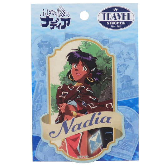 ふしぎの海のナディア アニメキャラクター トラベル ステッカー ナディア1 グッズ プレゼント 男の子 女の子 ギフト