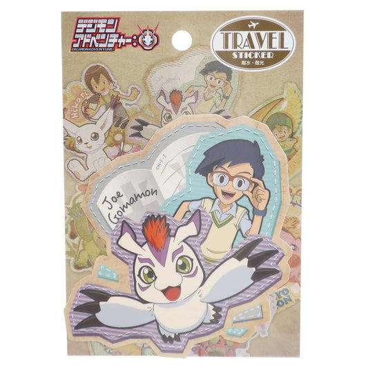 デジモンアドベンチャー トラベル ステッカー ビッグ シール 城戸丈＆ゴマモン エンスカイ 耐水 耐光 プレゼント 男の子 女の子 ギ