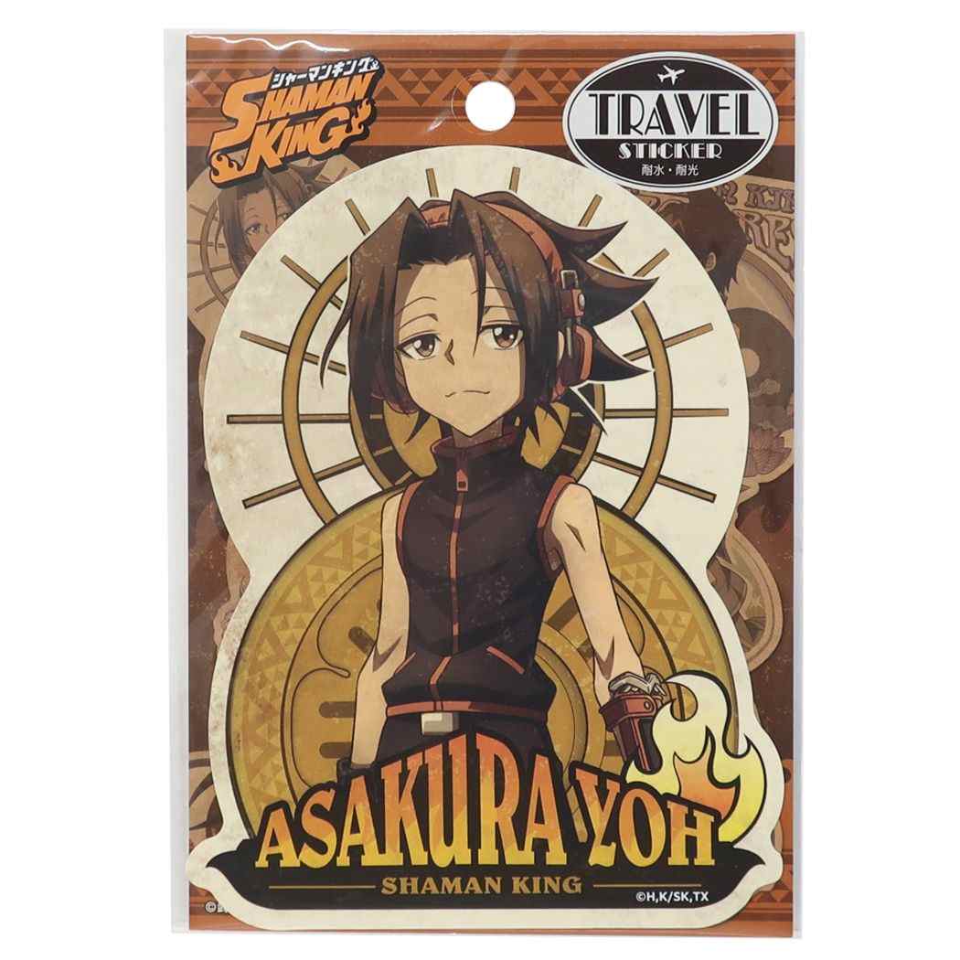 シャーマンキング SHAMAN KING アニメキャラクター ステッカー トラベルステッカー 葉 エンスカイ プレゼント 男の子 女の