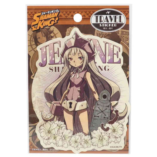 ステッカー シャーマンキング トラベルステッカー ジャンヌ SHAMAN KING エンスカイ 耐水 耐光 ビッグシール プレゼント