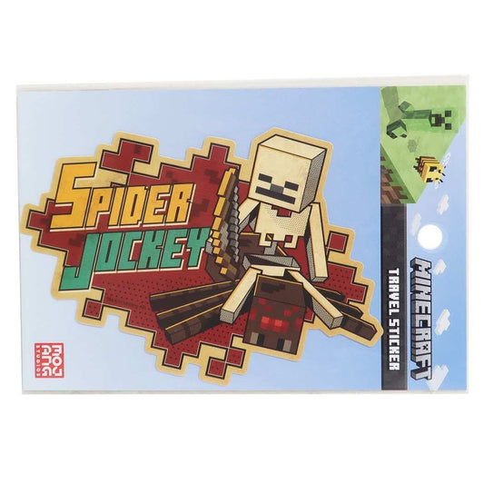 マインクラフト MINECRAFT ゲームキャラクター トラベル ステッカー ビッグシール SPIDER JOCKEY エンスカイ プレゼン