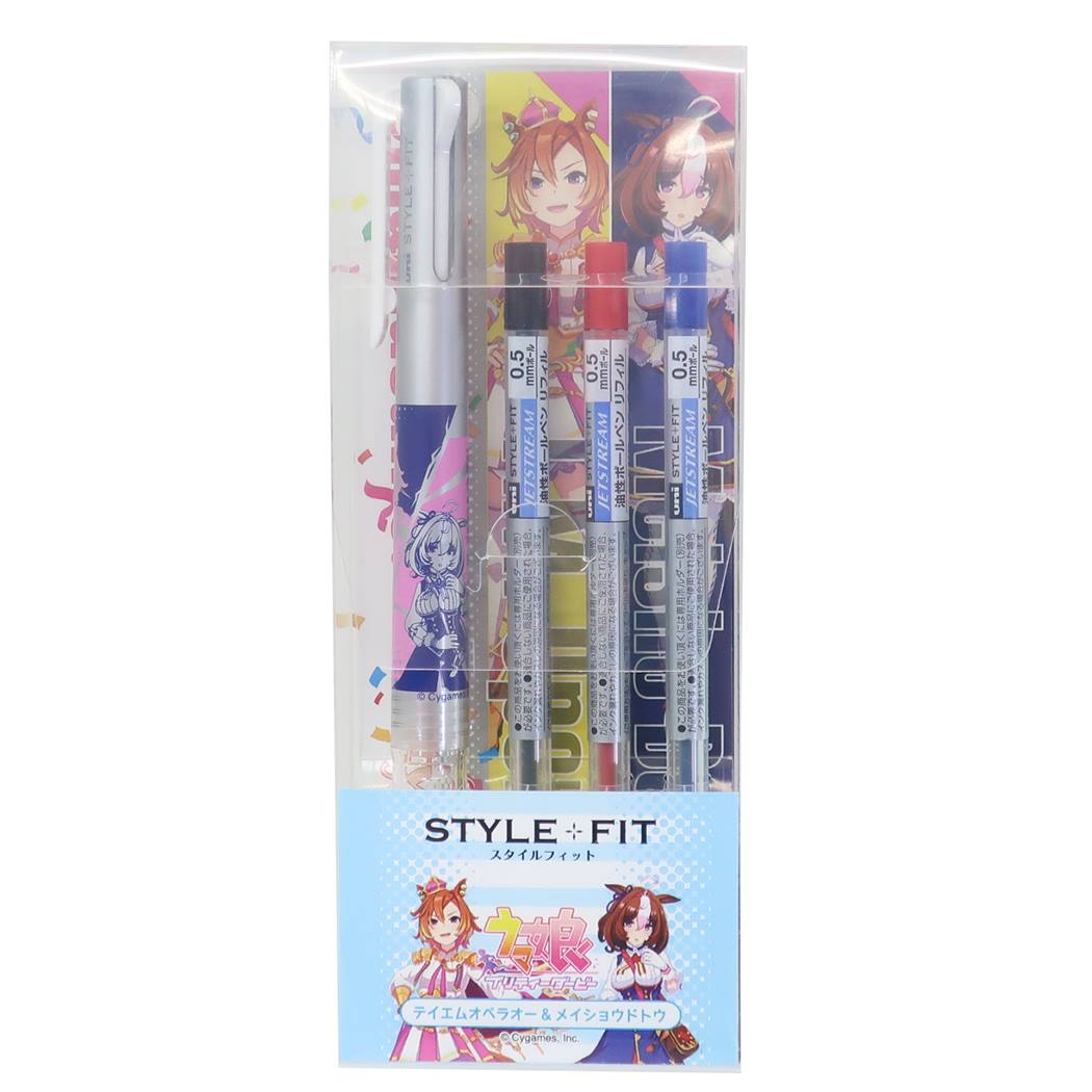 ウマ娘 プリティーダービー キャラクター ボールペン スタイルフィット 3色ホルダー テイエムオペラオー＆メイショウドトウ プレゼント