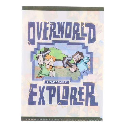マインクラフト クリアフォルダー A4クリアファイル OVERWORLD Minecraft エンスカイ