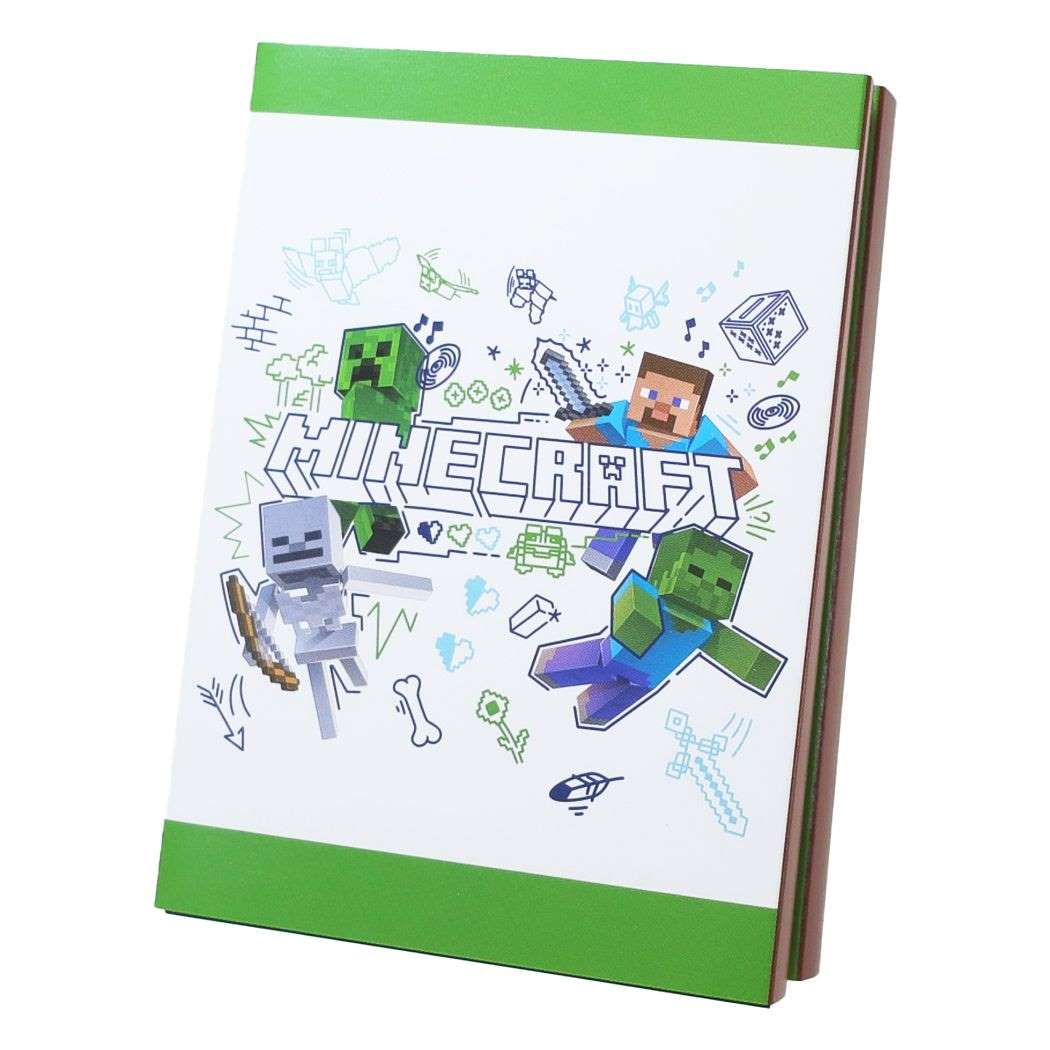マインクラフト グッズ メモ帳 Minecraft ゲームキャラクター パタパタメモ