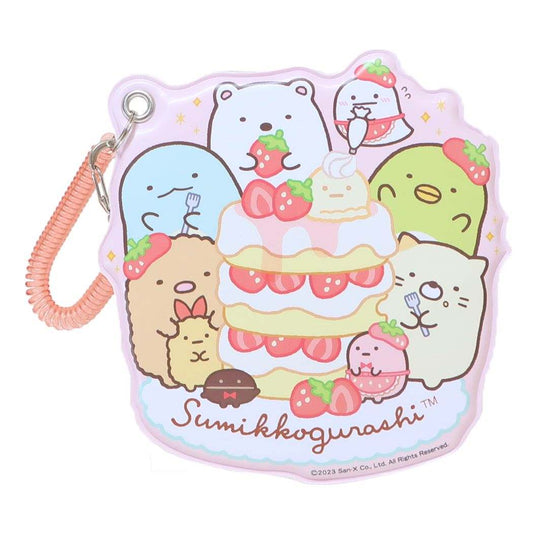 すみっコぐらし グッズ 定期入れ キャラクター まいごふだ入りパスケース 喫茶すみっコでいちごフェア