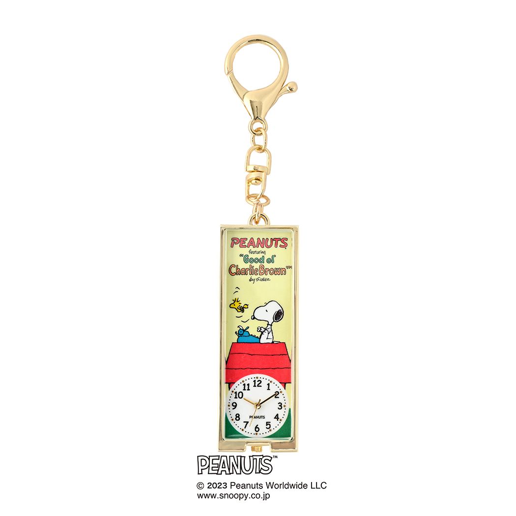 スヌーピー ピーナッツ キャラクター キーホルダー時計 NEWスティックKC HOUSE