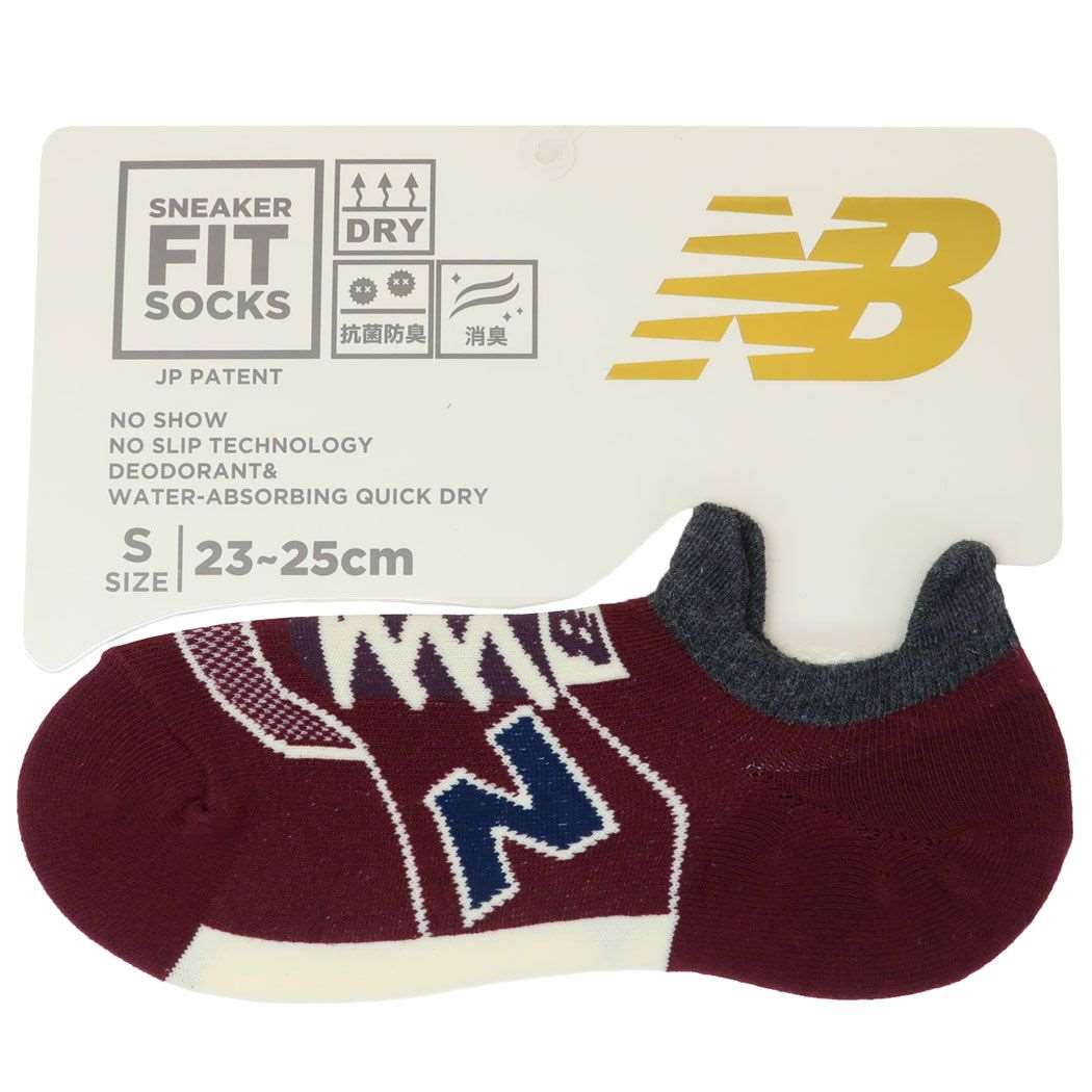 ニューバランス レディーススニーカーソックス S new balance シン NB エヌビー 女性用靴下 スポーツブランド