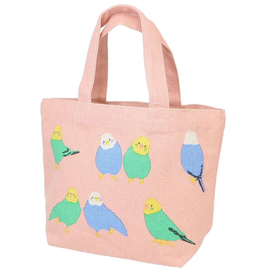 ミニトート ナカヨシインコ ランチバッグ フレンズヒル オレンジ