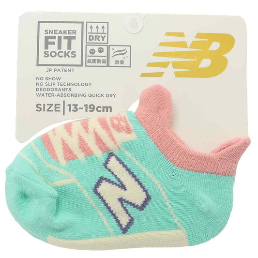 ニューバランス new balance シン NB エヌビー スポーツブランド 子供用靴下 キッズソックス スニーカーソックス