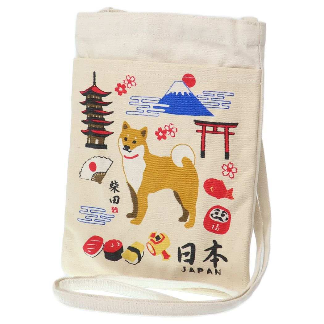 ミニショルダーバッグ もてなししばた ショルダーバッグ いぬ フレンズヒル ナチュラル