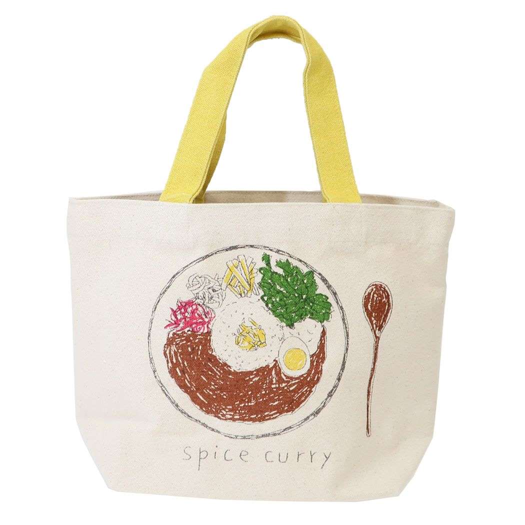 ランチバッグ スパイスカレー ミニトート ナチュラル