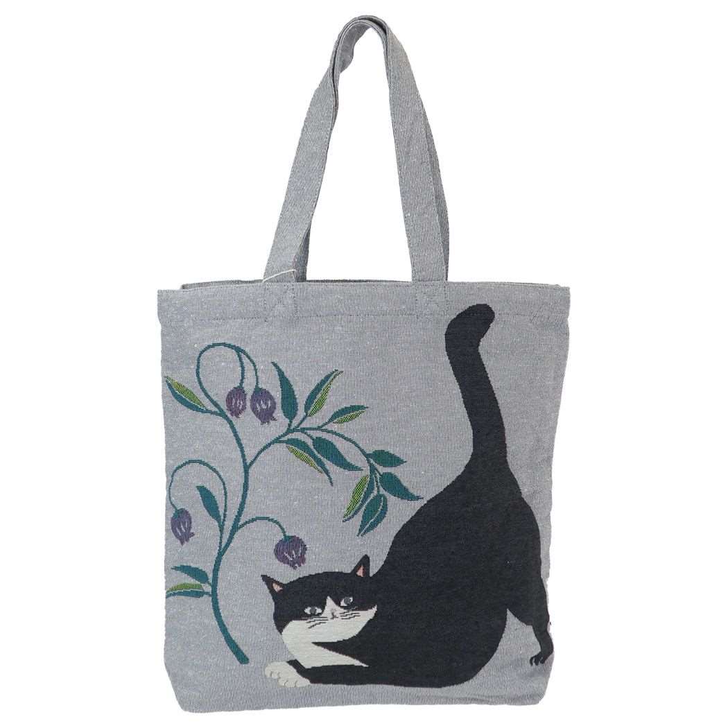トートバッグ グラッドキャット ショッピングバッグ FRIENDSHILL グレイ プレゼント