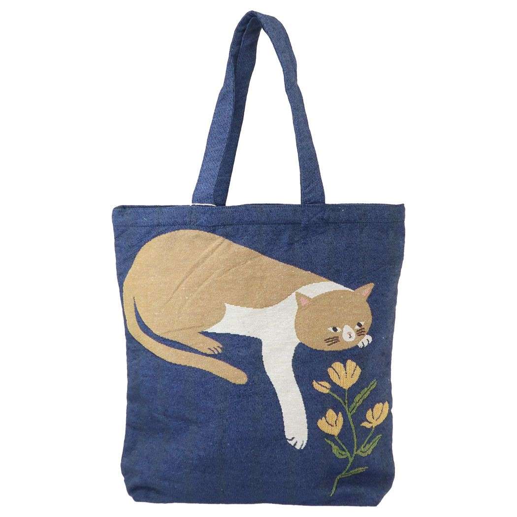 トートバッグ マインドキャット ショッピングバッグ FRIENDSHILL ブルー