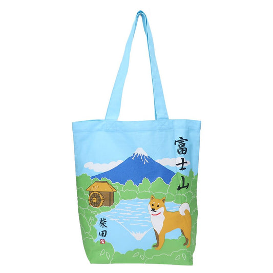 A4トート ふじさんとしばた トートバッグ FRIENDSHILL フレンズヒル ライトブルー