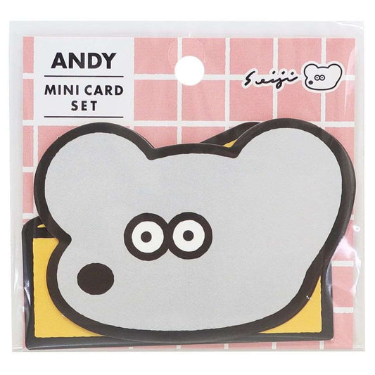 アンディ グッズ グリーティングカード キャラクター ダイカットミニカードセット プレゼント 男の子 女の子 ギフト