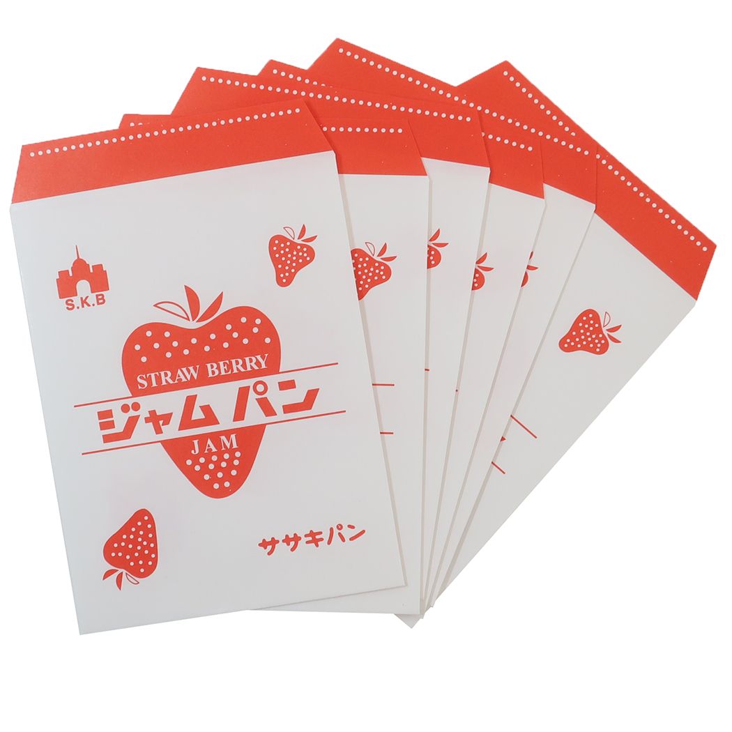 手渡し手紙セット 地元パン ミニレターセット ジャムパン ミニ便箋＆ミニ封筒