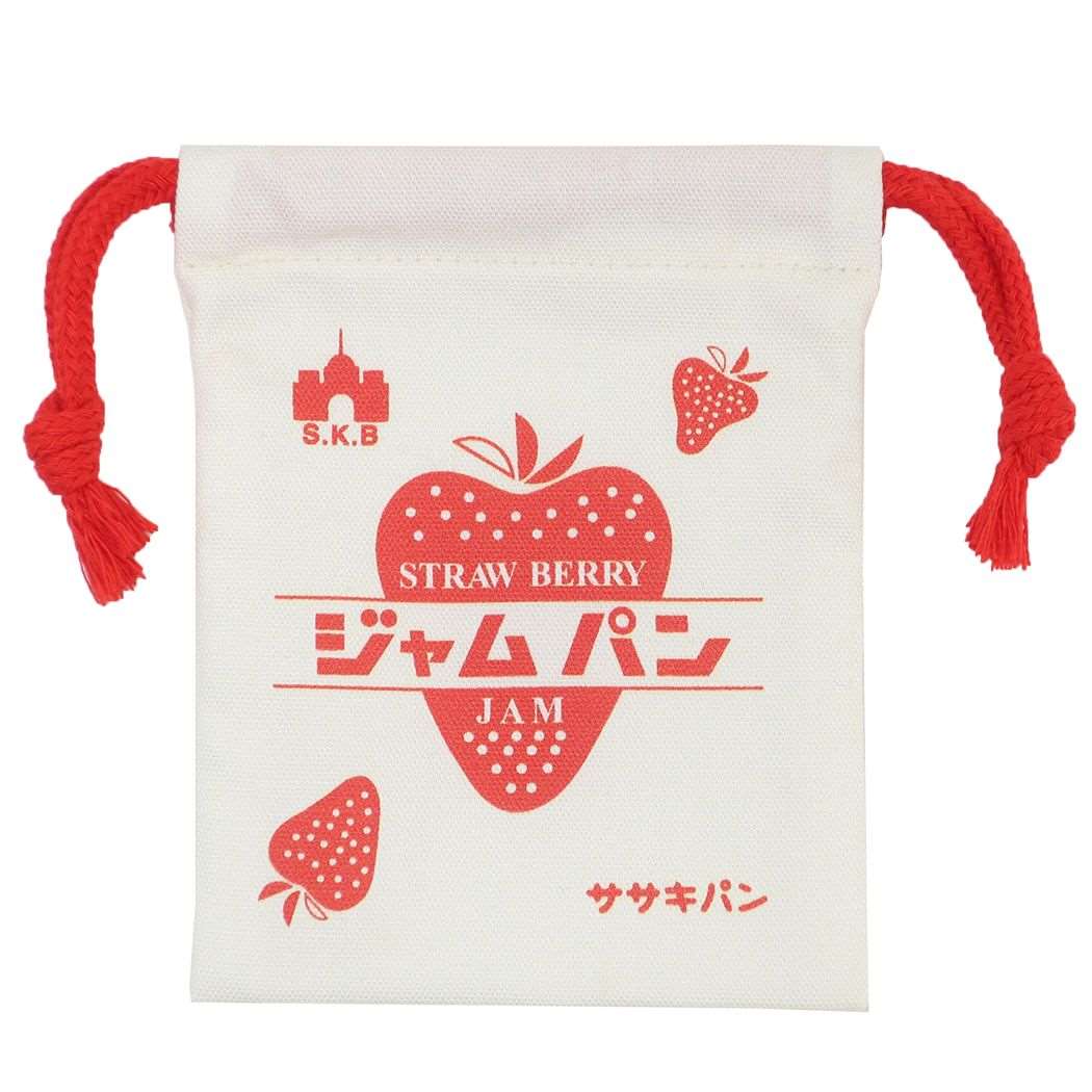 ミニ巾着袋 地元パン まめきんちゃくポーチ ジャムパン