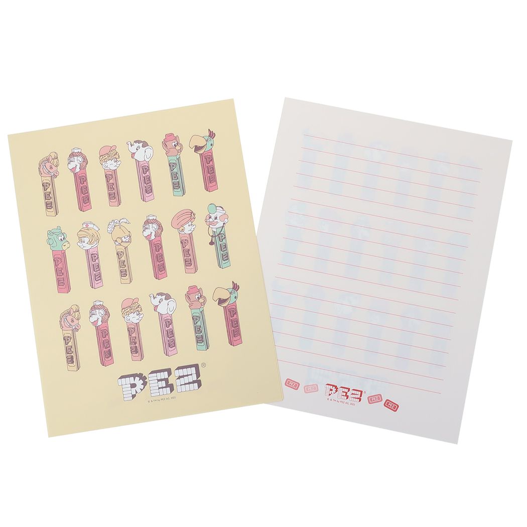 手紙セット PEZ レターセット STAND UP お菓子パッケージ フロンティア