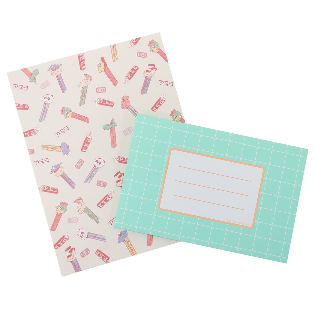 手紙セット PEZ レターセット お菓子パッケージ PATTERN