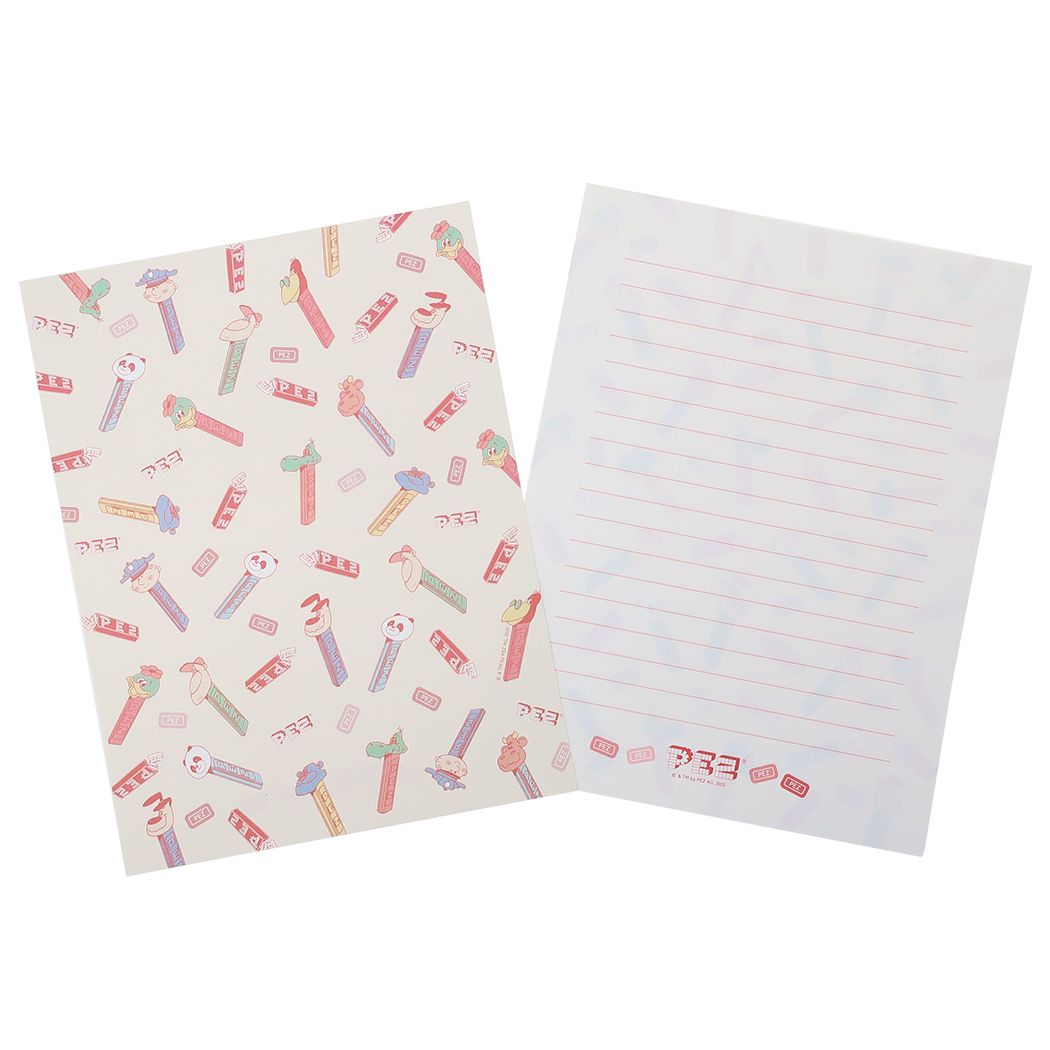 手紙セット PEZ レターセット お菓子パッケージ PATTERN