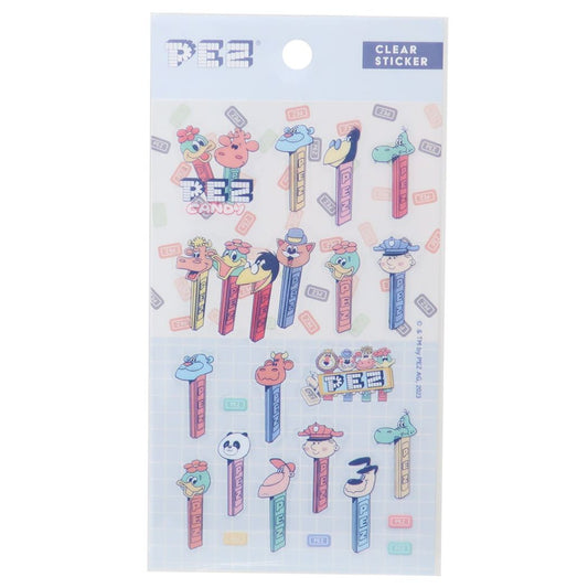 シールシート PEZ 透明シール BLUE お菓子パッケージ フロンティア