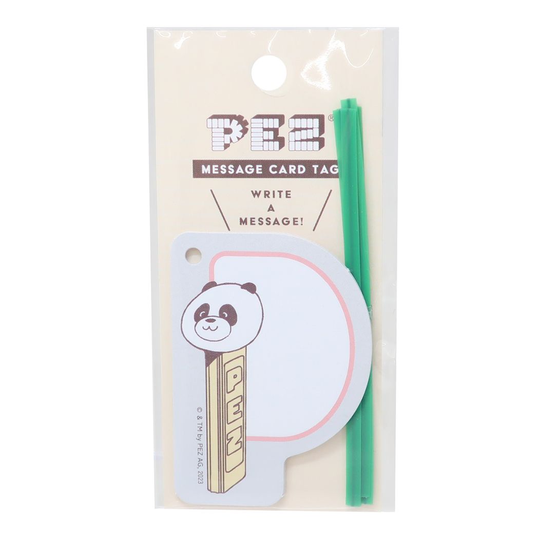 メッセージカードタグ PEZ ラッピング用品 お菓子パッケージ フロンティア PANDA