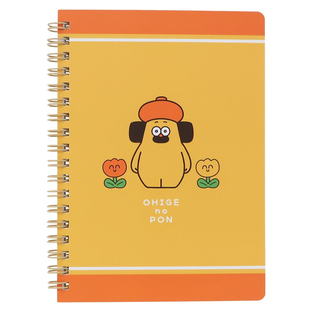 リングノート おひげのポン B6リングノート ポンちゃんとロドリゲス かわいい 文具