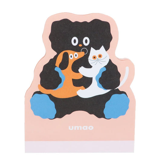 メモ帳 umao ダイカットメモ FRIENDS かわいい 文具