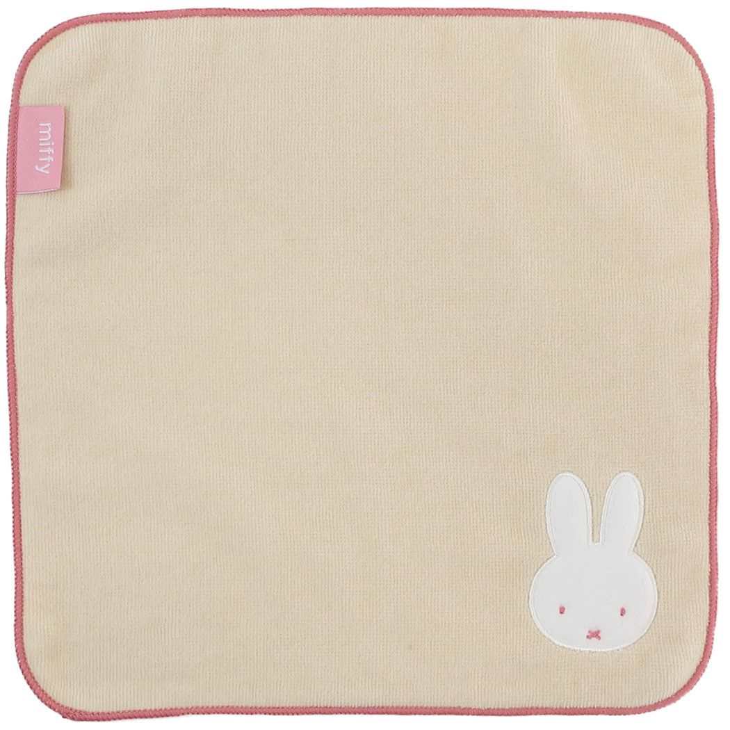 ミッフィー グッズ ミニタオル 絵本キャラクター タオルハンカチ beige