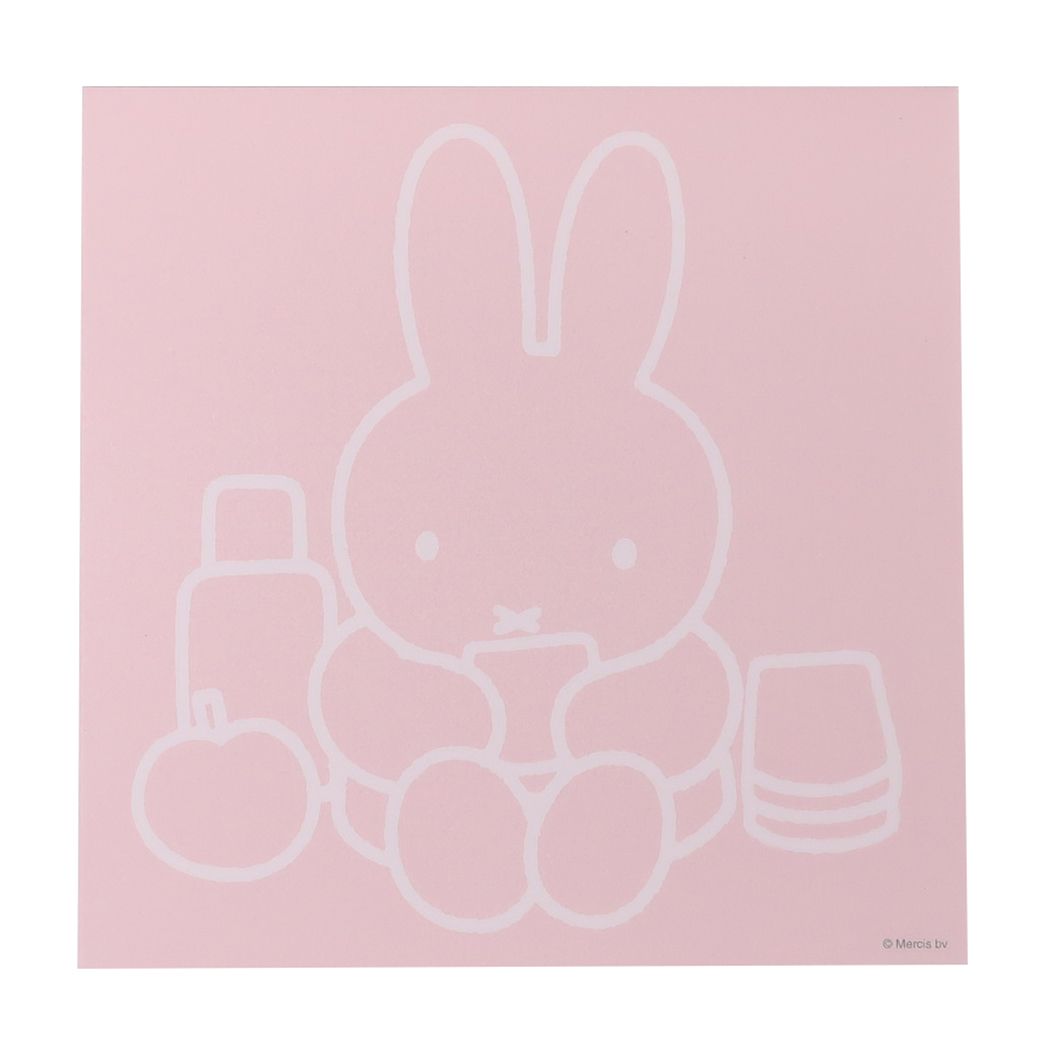 ミッフィー メモパッド スクエア ディックブルーナ メモ帳 絵本キャラクター pink