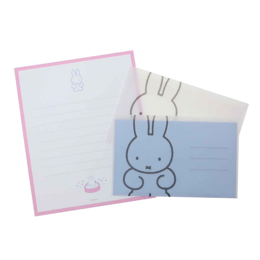 ミッフィー 手紙セット ディックブルーナ レターセット 絵本キャラクター blue
