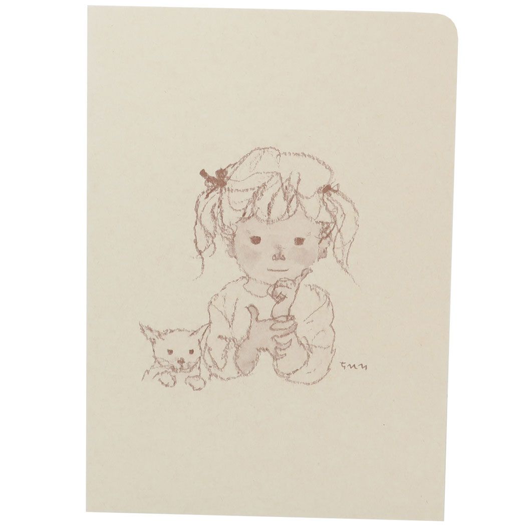 ポケットファイル いわさきちひろ しあわせのきおくペーパーファイル A5 Beige かわいい 文具