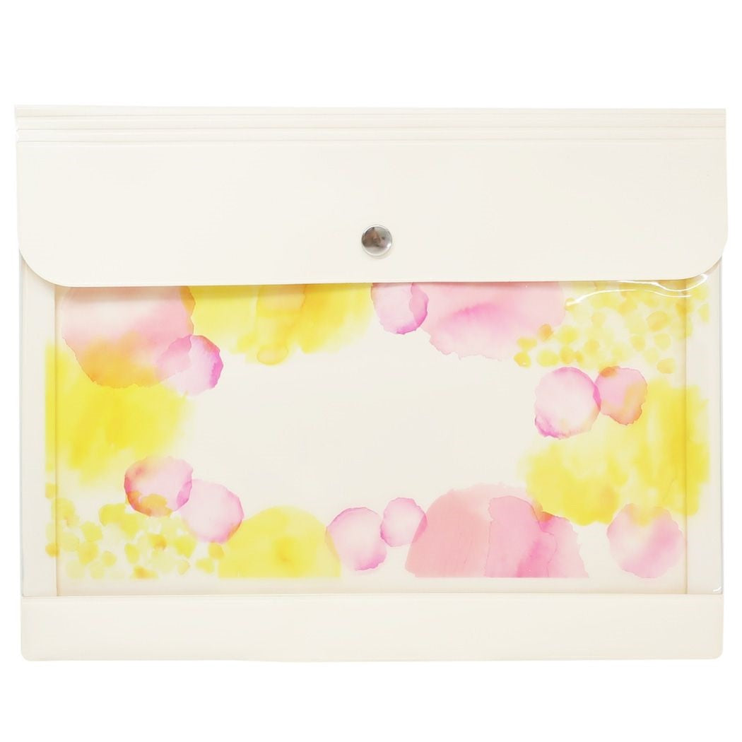 いろを楽しむ 書類ホルダー エンベロープケース アイボリー クリアケース おしゃれ プレゼント 男の子 女の子 ギフト