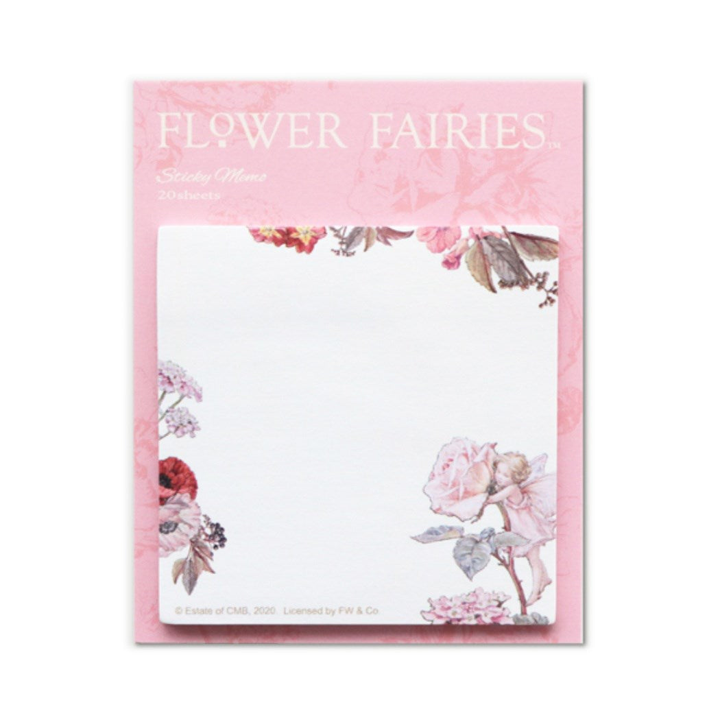 スクエア ふせん 付箋 フラワーフェアリーズ FLOWER FAIRIES ローズ 7×7cm 事務用品 プレゼント 男の子 女の子