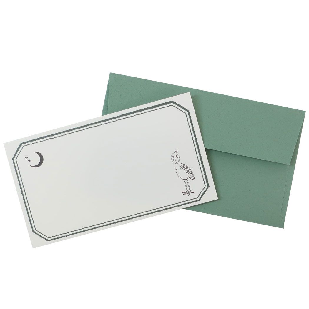 ミニカードセット Animal Series グリーティングカード アニマル Green Flash ハシビロコウ