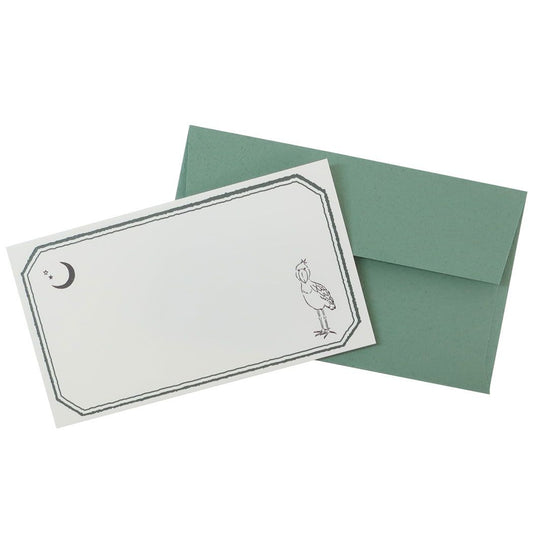 ミニカードセット Animal Series グリーティングカード アニマル Green Flash ハシビロコウ