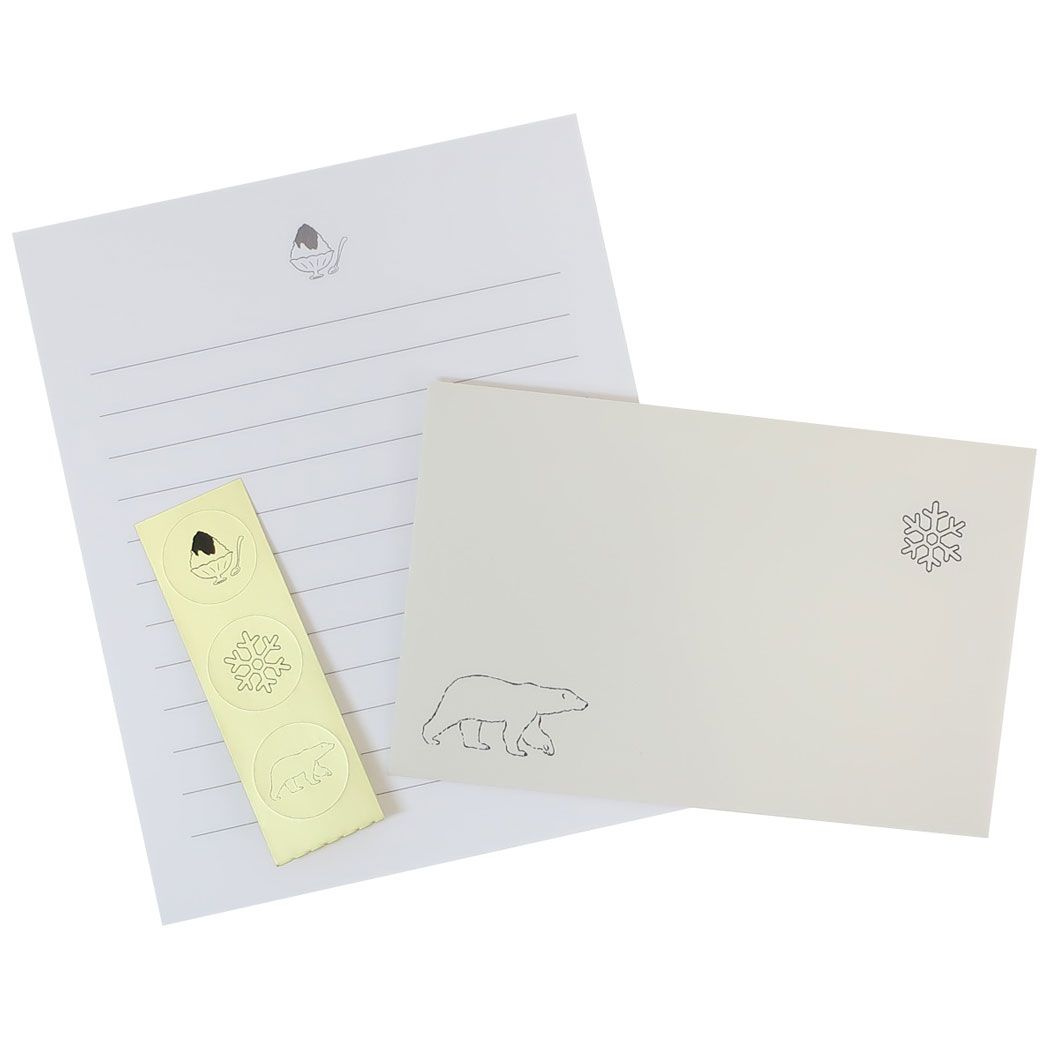 レターセット Animal Series 手紙セット アニマル Green Flash シロクマ