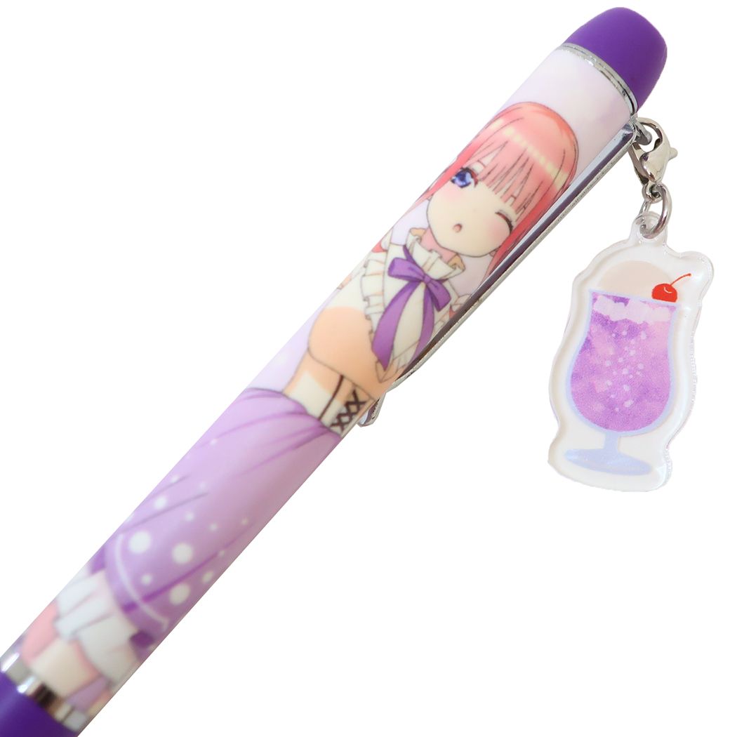五等分の花嫁 グッズ ボールペン アニメキャラクター チャーム付きボールペン