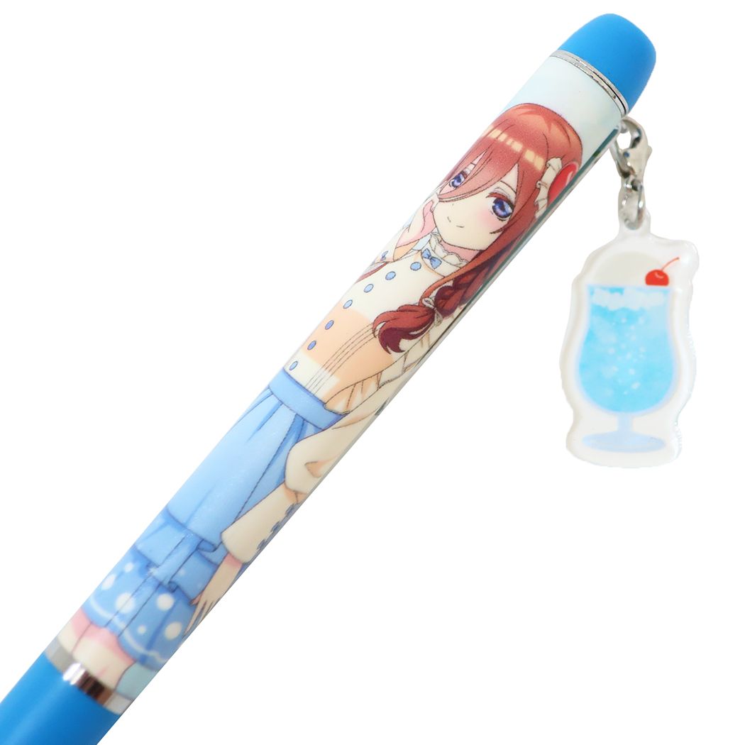 五等分の花嫁 グッズ ボールペン アニメキャラクター チャーム付きボールペン