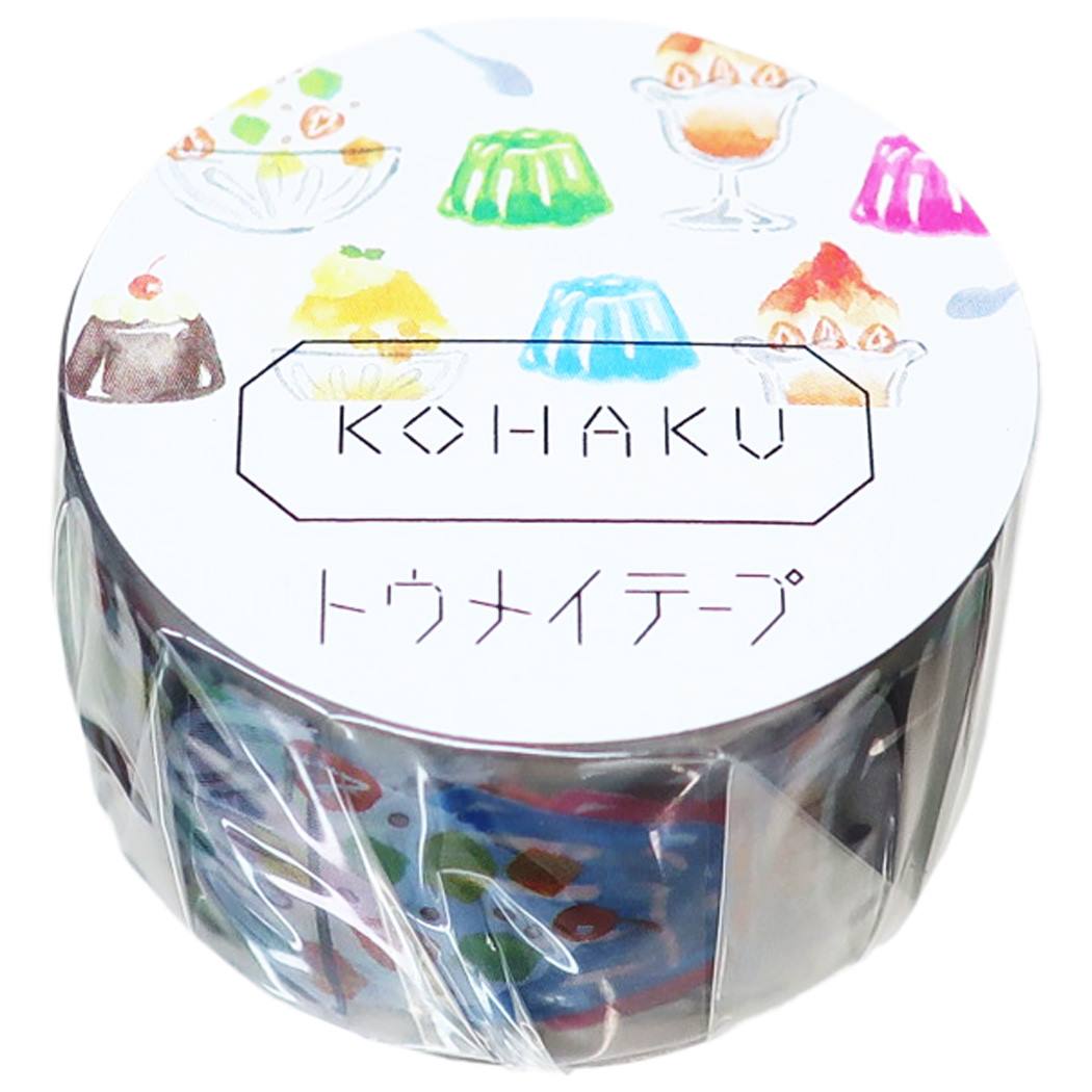 マスキングテープ コハク KOHAKU 20mm トウメイテープ sweets スイーツ プレゼント 男の子 女の子 ギフト