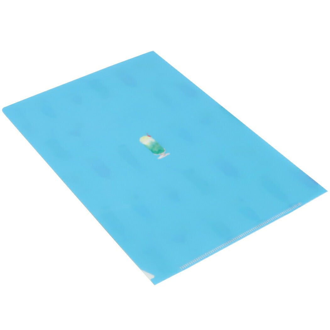 A5ポケットトウメイファイル 3インデックス コハク KOHAKU ポケットファイル Green Flash drink ドリンク プレゼン
