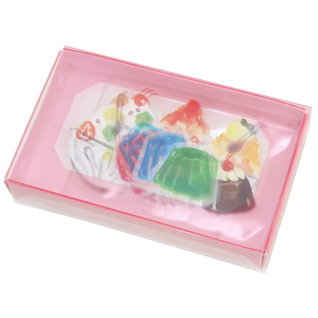 トウメイフレークシール コハク KOHAKU ミニシール Green Flash sweets スイーツ プレゼント 男の子 女の子