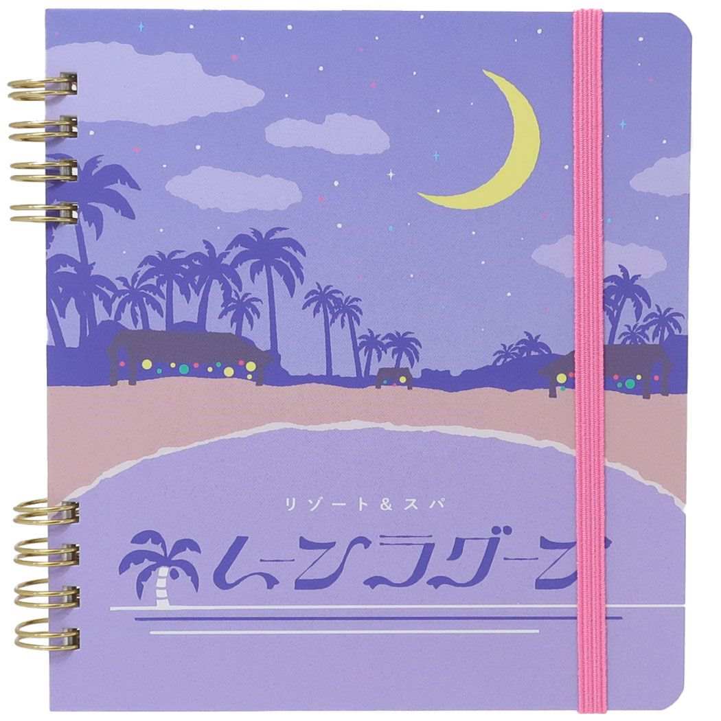 リングノート スクエア レトロノーム 方眼ノート Green Flash ムーン