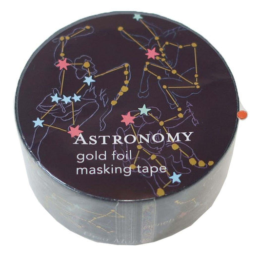 マスキングテープ STUDY HOLIC 20mm金箔マステ 天文学 オリオン Green Flash プレゼント 男の子 女の子 ギ