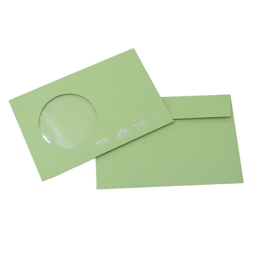 手紙セット STUDY HOLIC レターセット 恐竜 Green Flash 古生物学