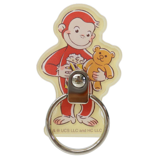 おさるのジョージ グッズ スマホアクセ 絵本キャラクター マルチリング ポップコーン